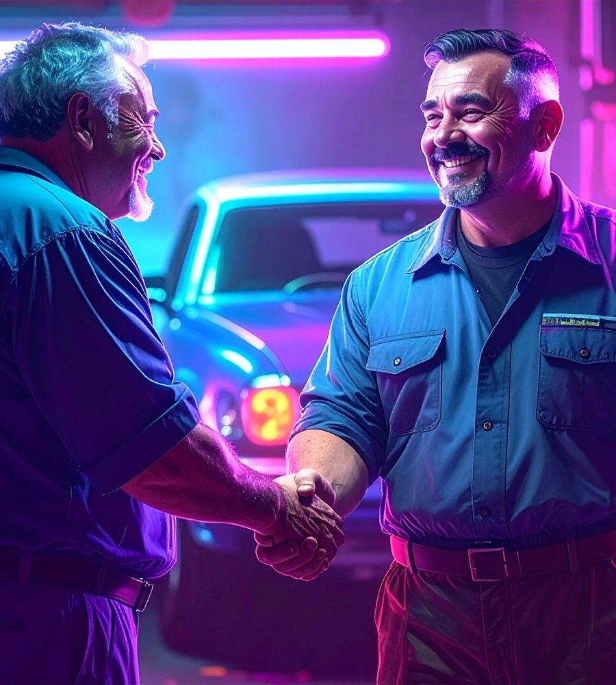 Car Workshop Manager handshake